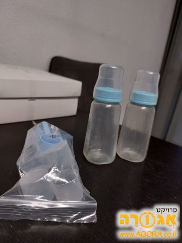 בקבוק לתינוק וכפיות מטרנה