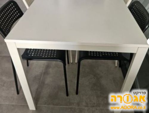פינת אוכל 2 כיסאות איקאה