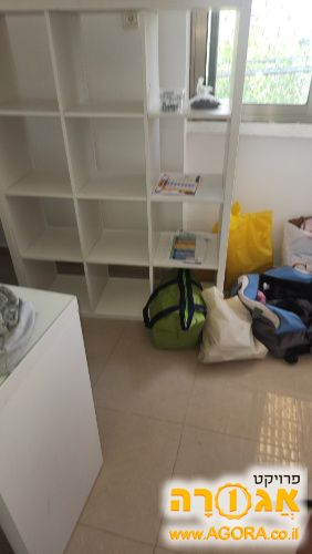 כוננית איקאה לבנה 12 תאים שמורה