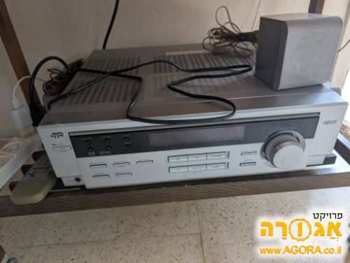מגבר + 3 רמקולים קטנים