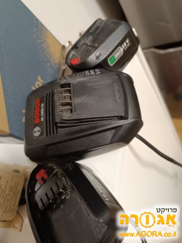מטען סוללות סוללות למפוח עלים אלחוטי בוש