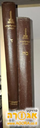 שני כרכים של האנציקלופדיה העיברית-כה, ז