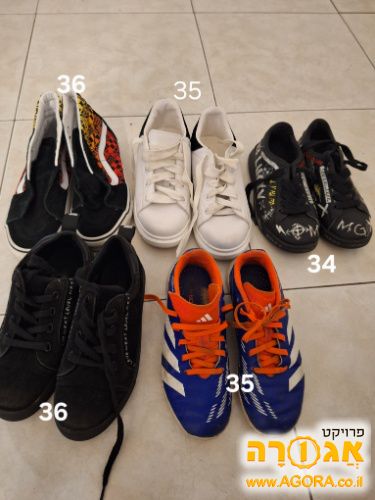 נעלים מידה 34, 35 , 36