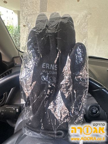 זוג כפפות עבודה חדש בשקית