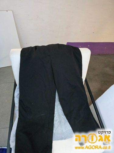 מכנס שחור מחויט לגבר M