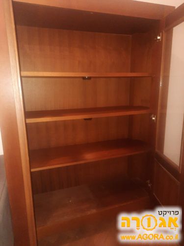 ארון ויטרינה עץ מלא