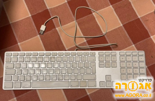 מקלדת אפל מק עם כבל