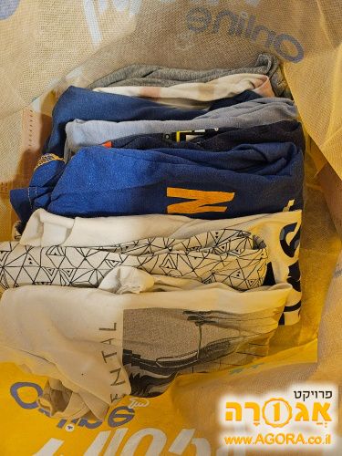 חולצות קצרות לילד מידה 8