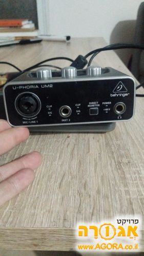 כרטיס קול חיצוני Behringer UM2