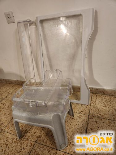 מדפי זכוכית ופלסטיק למקרר סמסונג