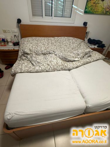 מיטה זוגית מתכווננת של הולנדיה