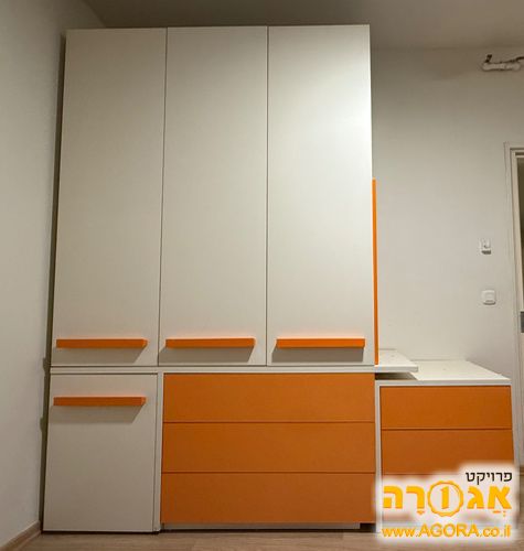 ארון לחדר ילדים + יחידת מגרות