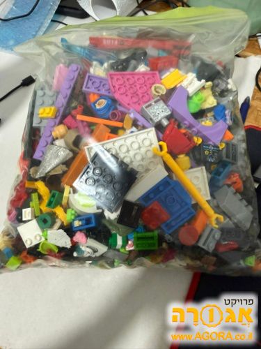 שקית עם חלקי לגו, לא מקוריים