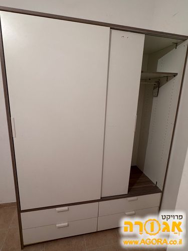 ארון בגדים 2 דלתות הזזה