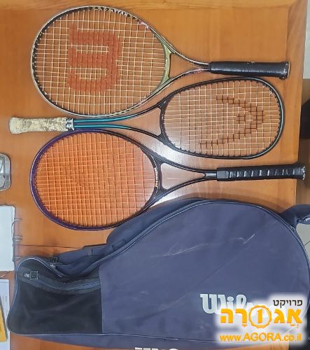 מחבטי טניס שונים+תיק
