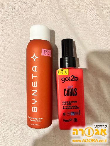ספריי לשיזוף (מוצר של byneta) וספריי
