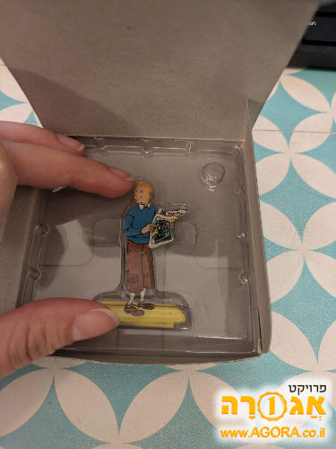 בובת אספנות קטנה של טין טין