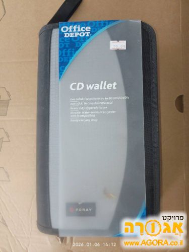 שני תיקים חדשים ל- 80 דיסקים דיסק CD DVD