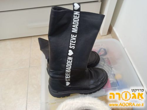 מגפיים גבוהות מידה 34 של steve madden