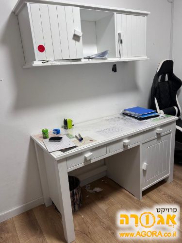 שידת בית ספר + ארונית תלויה (קלאפה)