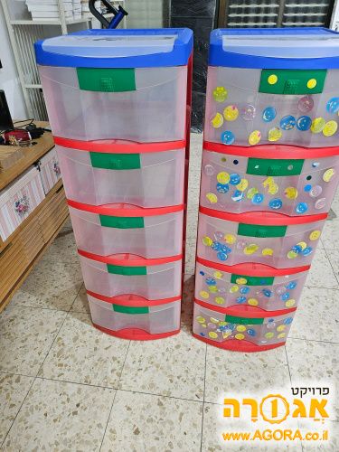 שידת מגירות מפלסטיק