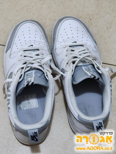 נעלים nike air 45 ..44 בצבע לבן מצב