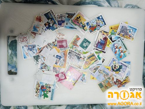 בולים בערך כ80 פלוס וולט דיסני