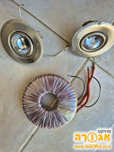 מנורות ספוט + שנאי