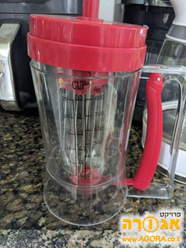 מיכל מערבל ידני לפנקייק
