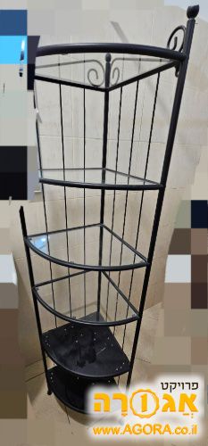 כוננית מדפים פינתית