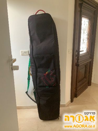 סנובורד ברטון 166 כולל תיק עם גלגלים