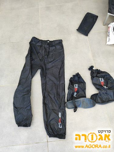 מכנסי גשם וערדליים לאופנוע L