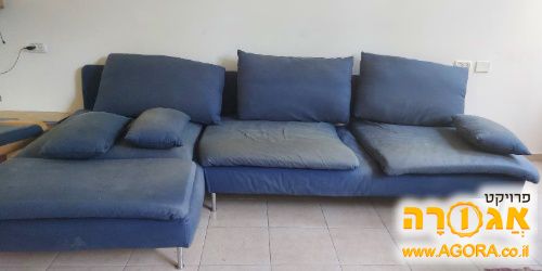 ספה גדולה עם שזלונג