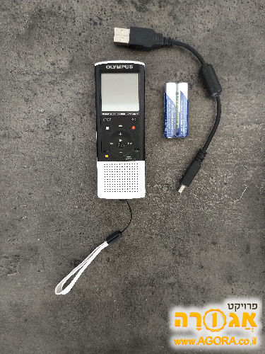 רשמקול תקין אולימפוס עם בטריה וכבל