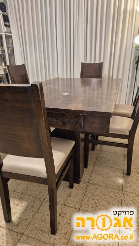 שולחן + 6 כיסאות