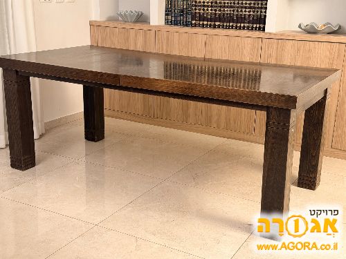 שולחן אוכל 1*2 נפתח ל 2.95