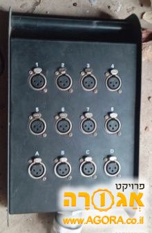קופסת במה 12 XLR נקבה