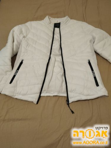 מעיל נשים מדיום צבע לבן