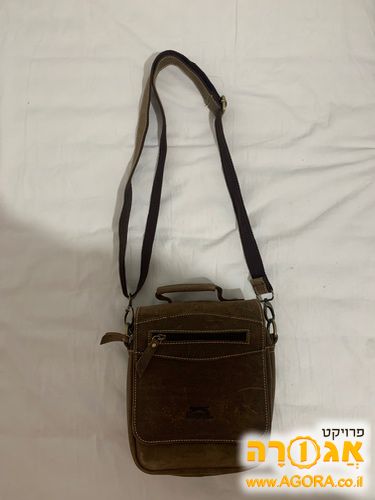 תיק עור חום