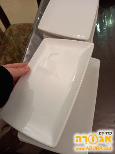 צלחות מלבניות להגשה