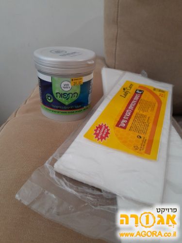 שעווה לחימום במיקרוגל +רצועות