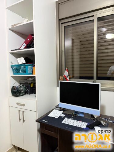ארון ,שולחן עבודה,כוננית,,ארון לבן