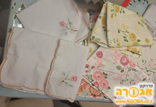 ציפיות לכריות ומפות קטנות וינטג'