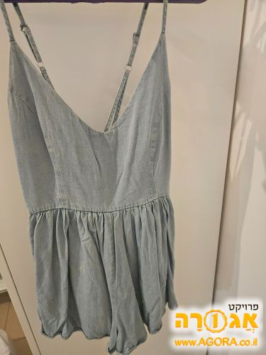 שמלת אוברול גינס