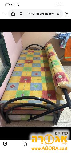 מיטת נוער עם ארגז מצעים