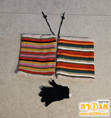 2 חם-צוואר וכפפות