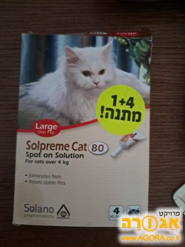 נגד פרעושים לחתולים