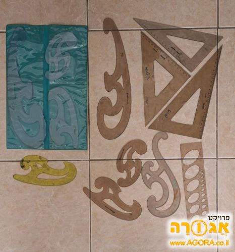 סרגלים ללקיחת גזרות. עיצוב אופנה