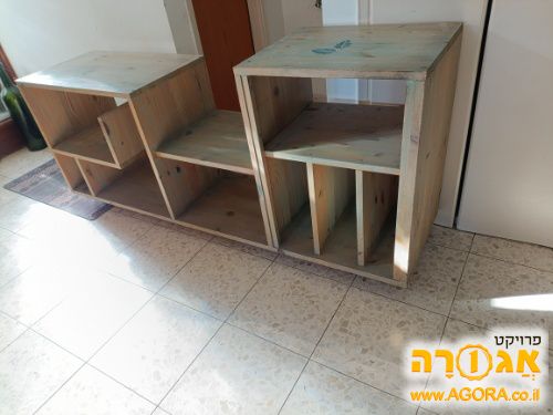 מזנון נמוך על גלגלים