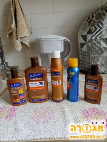 קרם וספרי שיזוף לא שומשו